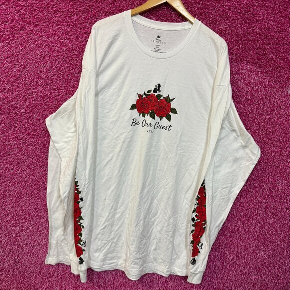 Beauty and the Beast Be Our Guest l/s Tshirt size 2XL - Picture 2 of 5